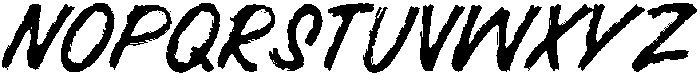 GB Brushera-Standard Standard otf (400) Font UPPERCASE