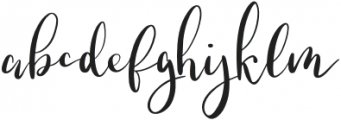 GB The Knot-Script otf (400) Font LOWERCASE
