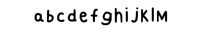 Gb Perfect Piece Regular Font LOWERCASE