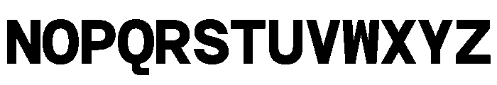 GC 707 Mono Bold Font UPPERCASE