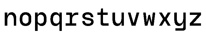 GC Arbiter Regular Font LOWERCASE