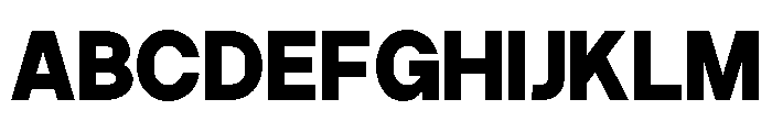 GC Avalance Bold Font UPPERCASE