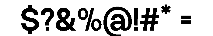 GC Avalance Medium Font OTHER CHARS
