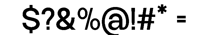 GC Avalance Regular Font OTHER CHARS