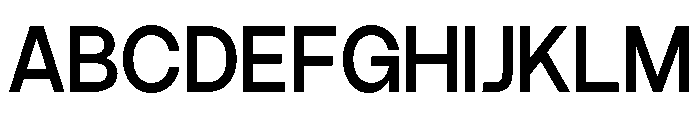 GC Avalance Regular Font UPPERCASE