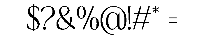GC BEGIA Light Font OTHER CHARS