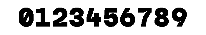 GC Basic Inktrap Monospace Bold Font OTHER CHARS
