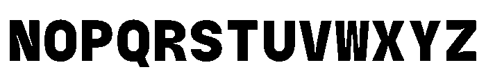 GC Basic Inktrap Monospace Bold Font UPPERCASE