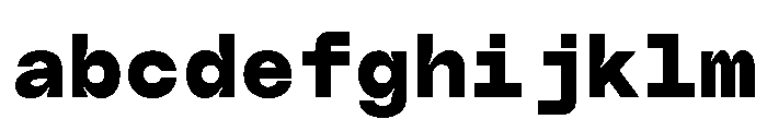 GC Basic Inktrap Monospace Bold FONT