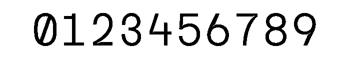 GC Basic Inktrap Monospace Lt Font OTHER CHARS