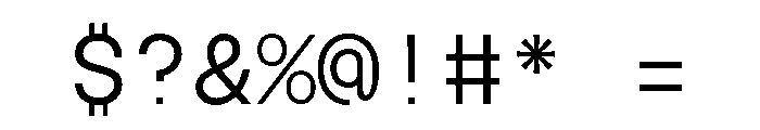 GC Basic Inktrap Monospace Lt Font OTHER CHARS