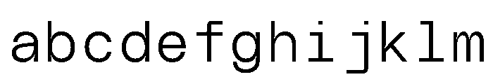 GC Basic Inktrap Monospace Lt FONT