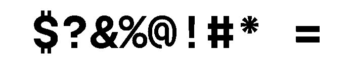 GC Basic Inktrap Monospace Med Font OTHER CHARS