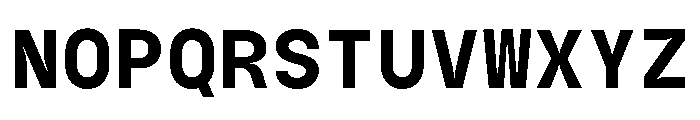 GC Basic Inktrap Monospace Med Font UPPERCASE