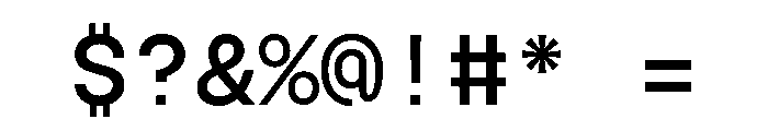 GC Basic Inktrap Monospace Reg Font OTHER CHARS