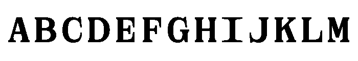 GC Beluga Mono Bold Font UPPERCASE