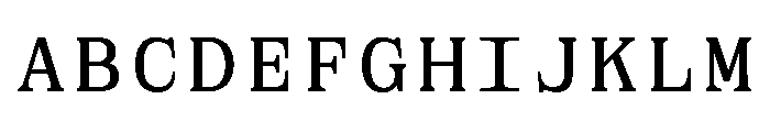 GC Beluga Mono Medium Font UPPERCASE