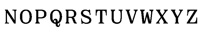 GC Beluga Mono Medium Font UPPERCASE