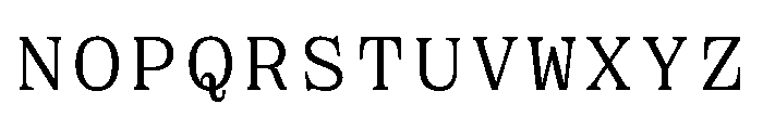 GC Beluga Mono Regular Font UPPERCASE