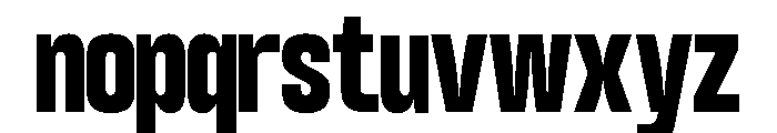GC Bigno Bold Font LOWERCASE