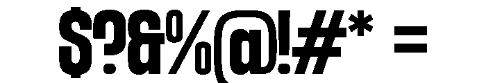 GC CHROMA Bold Font OTHER CHARS