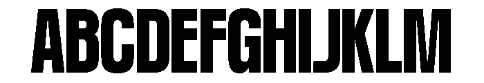 GC CHROMA Bold Font UPPERCASE