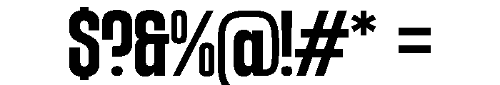 GC CHROMA Semi Bold Font OTHER CHARS