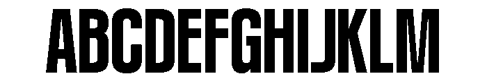 GC CHROMA Semi Bold Font UPPERCASE