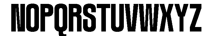 GC CHROMA Semi Bold Font UPPERCASE