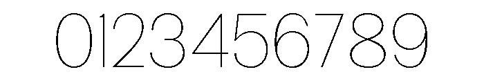GC Fentura Hairline Font OTHER CHARS