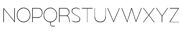 GC Fentura Hairline Font UPPERCASE