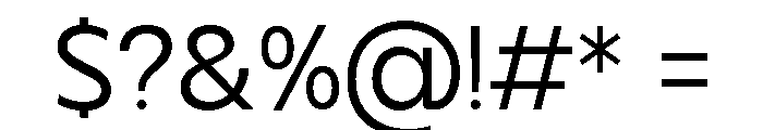 GC Fentura Light Font OTHER CHARS