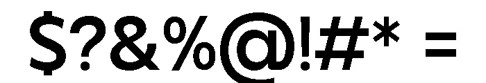 GC Fentura Medium Font OTHER CHARS