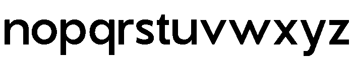 GC Fentura Medium Font LOWERCASE