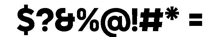 GC Furion Bold Font OTHER CHARS