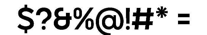 GC Furion Medium Font OTHER CHARS