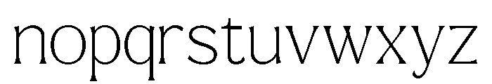 GC Marone Regular Font LOWERCASE