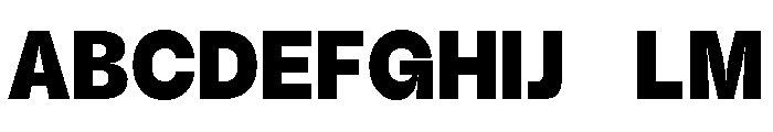 GC Matrix Vol 2 Bold Font UPPERCASE