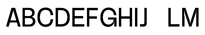 GC Matrix Vol 2 Light Font UPPERCASE