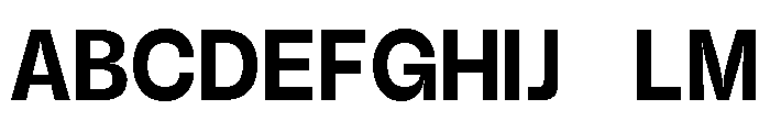 GC Matrix Vol 2 Medium Font UPPERCASE
