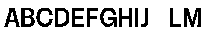 GC Matrix Vol 2 Regular Font UPPERCASE