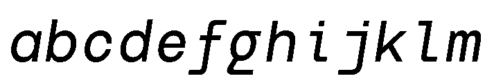 GC Monoglitch Italic FONT