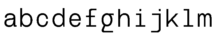 GC Monoglitch Light FONT