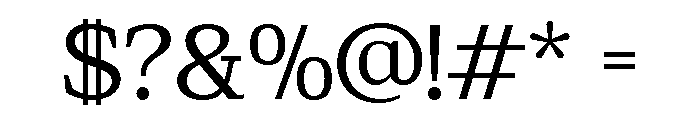 GC New Times Remain Regular Font OTHER CHARS