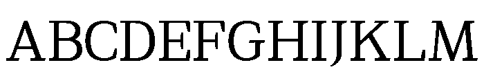 GC New Times Remain Regular Font UPPERCASE