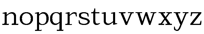 GC New Times Remain Regular Font LOWERCASE