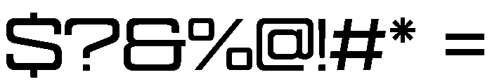 GC Oscorp Regular Font OTHER CHARS