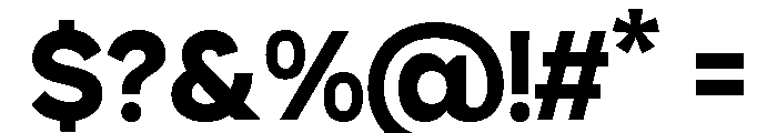 GC PROTAGE Bold Font OTHER CHARS
