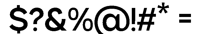 GC PROTAGE Medium Font OTHER CHARS