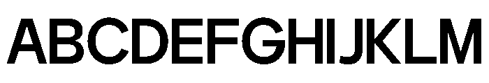 GC PROTAGE Medium Font UPPERCASE